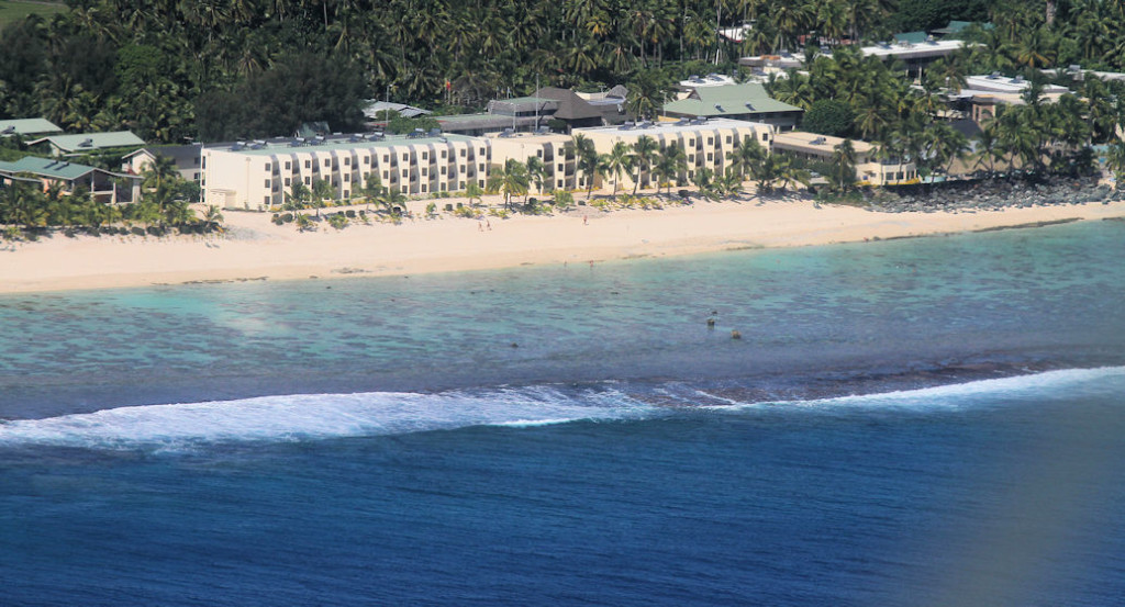 The Edgewater Resort & Spa from the air